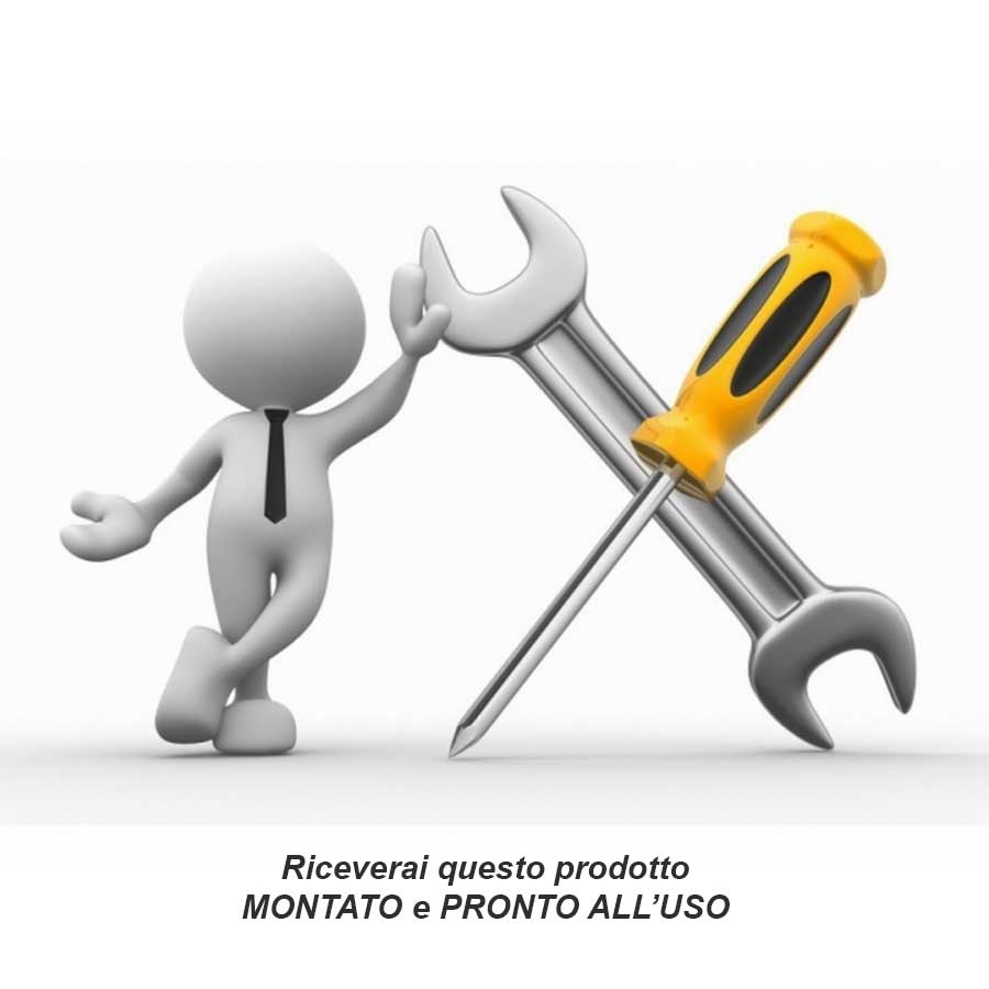 Rubinetto temporizzato con comando a ginocchio di MCM lunghezza leva 300 mm