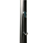 Colonna doccia solare in HDPE nero