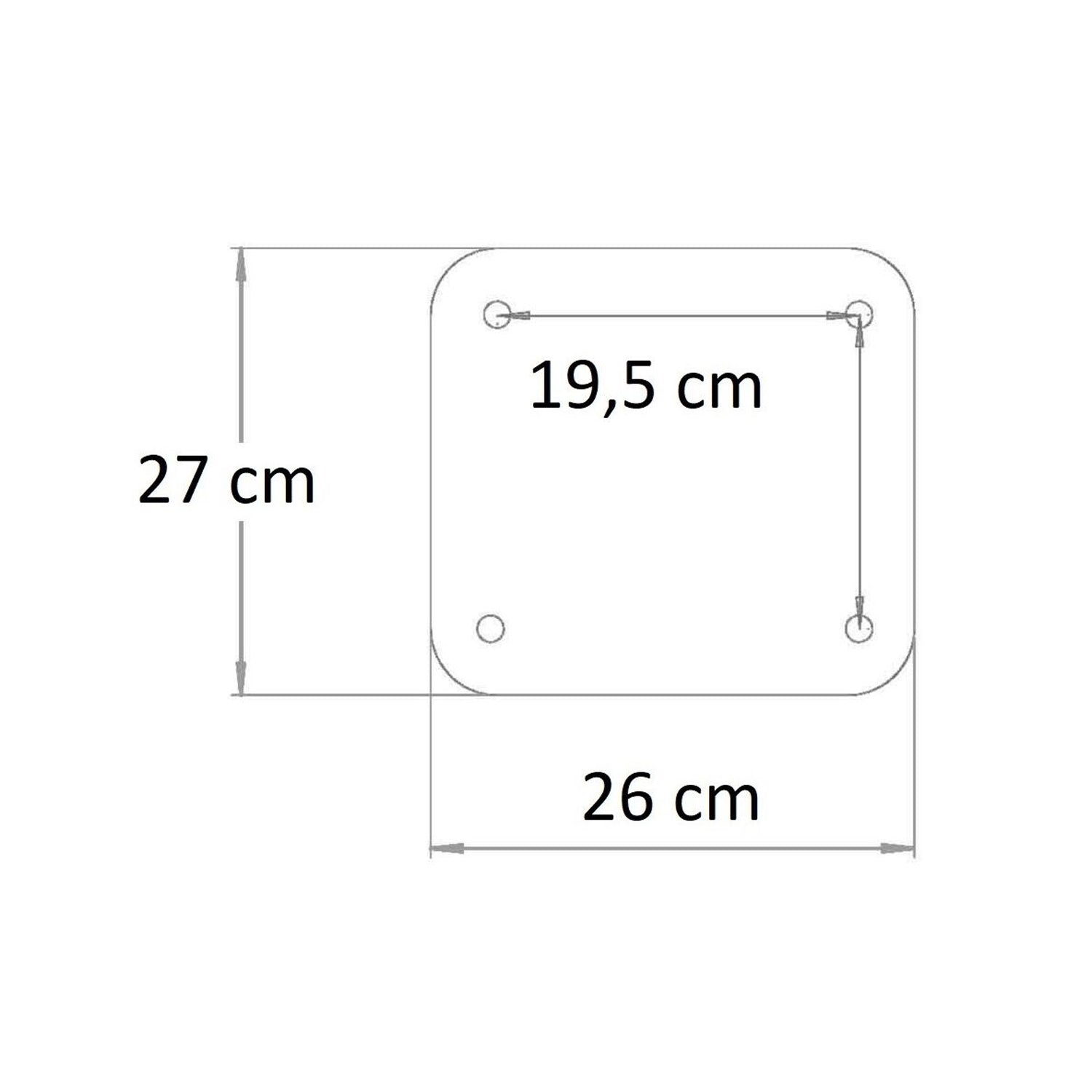 Colonna doccia solare in HDPE nero