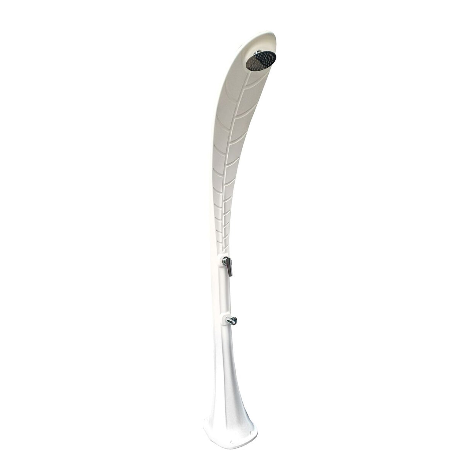 Colonna doccia foglia bianca in HDPE