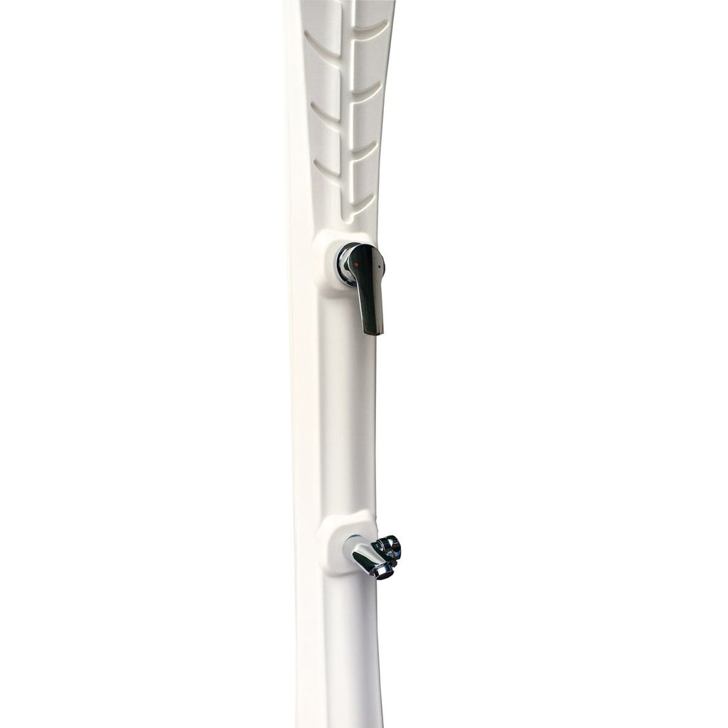 Colonna doccia foglia bianca in HDPE