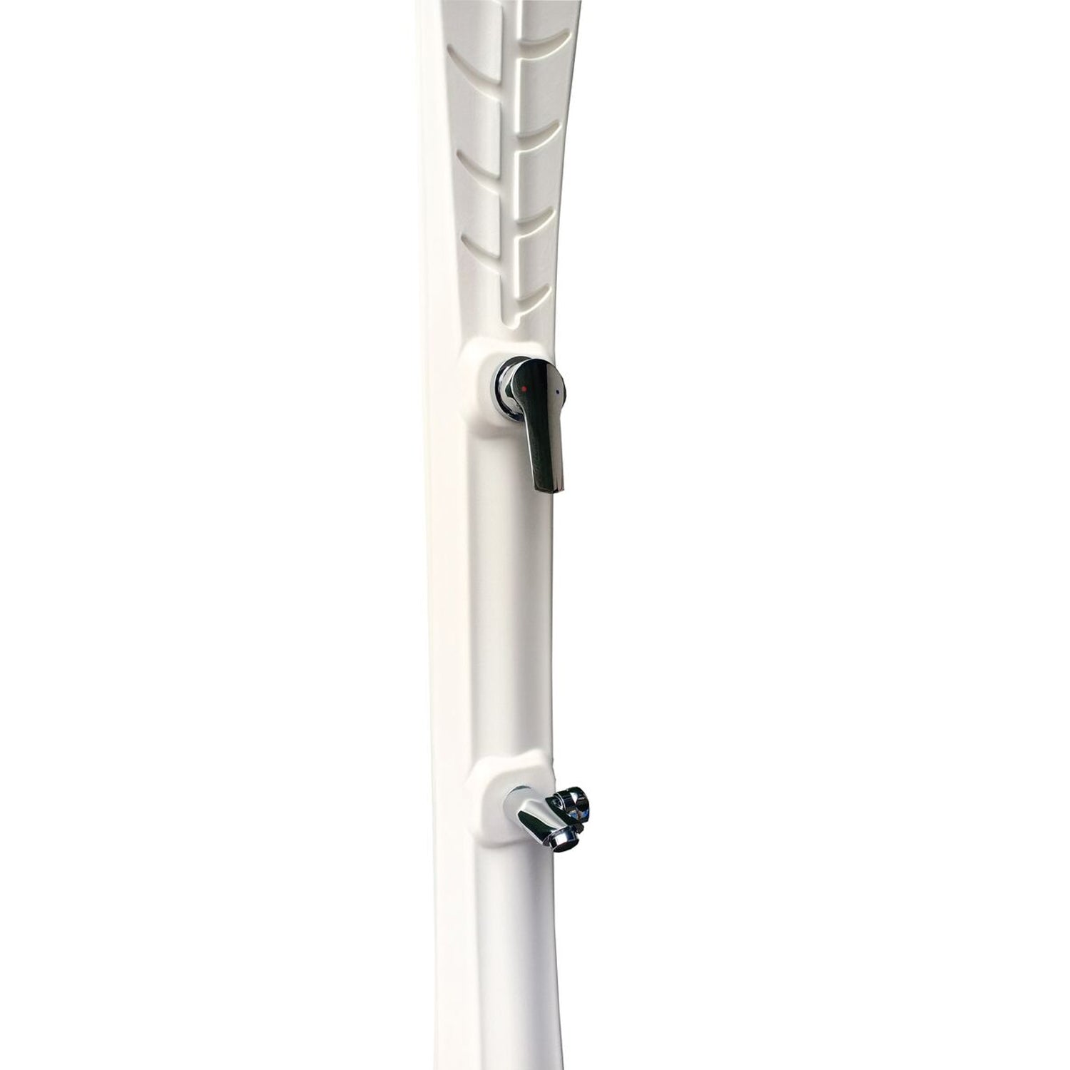Colonna doccia foglia bianca in HDPE