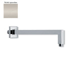 Braccio doccia squadrato in ottone 22x22mm nichel