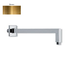 Braccio doccia squadrato in ottone 22x22mm bronzo