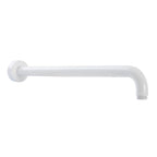 Braccio doccia lusso tondo in ottone lunghezza 350mm bianco
