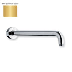Braccio doccia lusso tondo in ottone lunghezza 350mm oro spazzolato