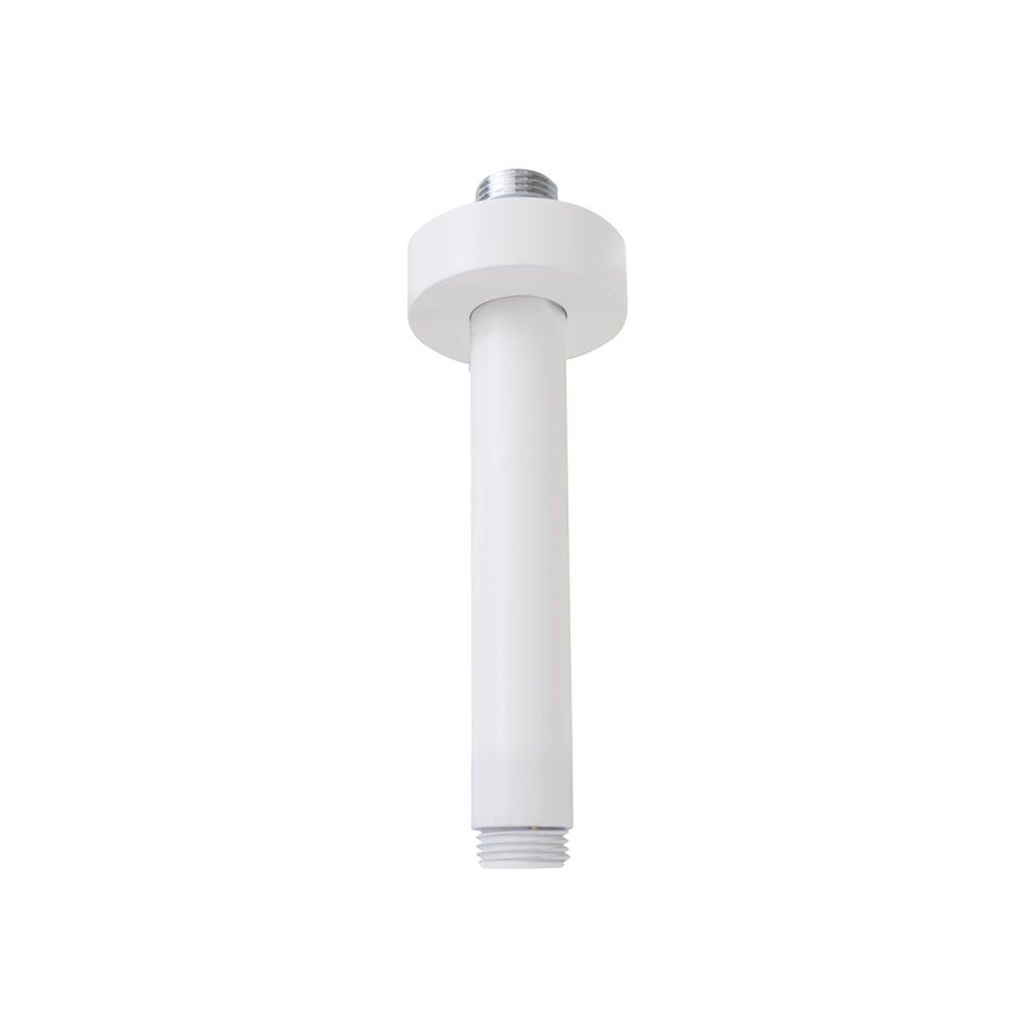 Braccio doccia a soffitto 23mm x 100mm bianco opaco