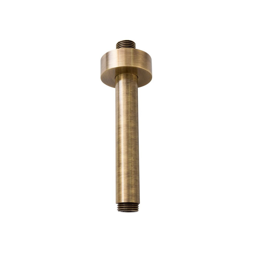 Braccio doccia a soffitto tondo 23mm x 300mm bronzo