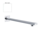 Braccio doccia rettangolare 35x12mm bianco opaco