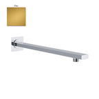 Braccio doccia rettangolare 35x12mm oro