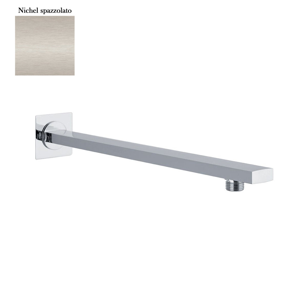 Braccio doccia rettangolare 35x12mm nichel