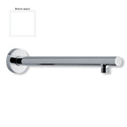 Braccio doccia lusso tondo diametro 25mm bianco opaco