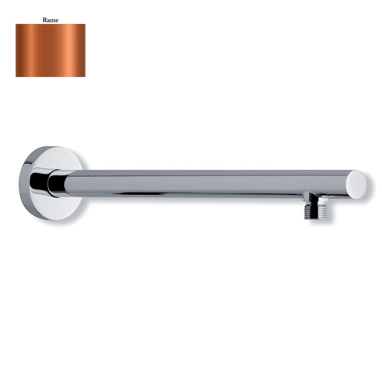Braccio doccia lusso tondo diametro 25mm rame