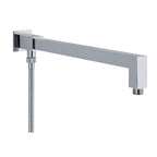 Braccio doccia 25x25mm con deviatore in ottone
