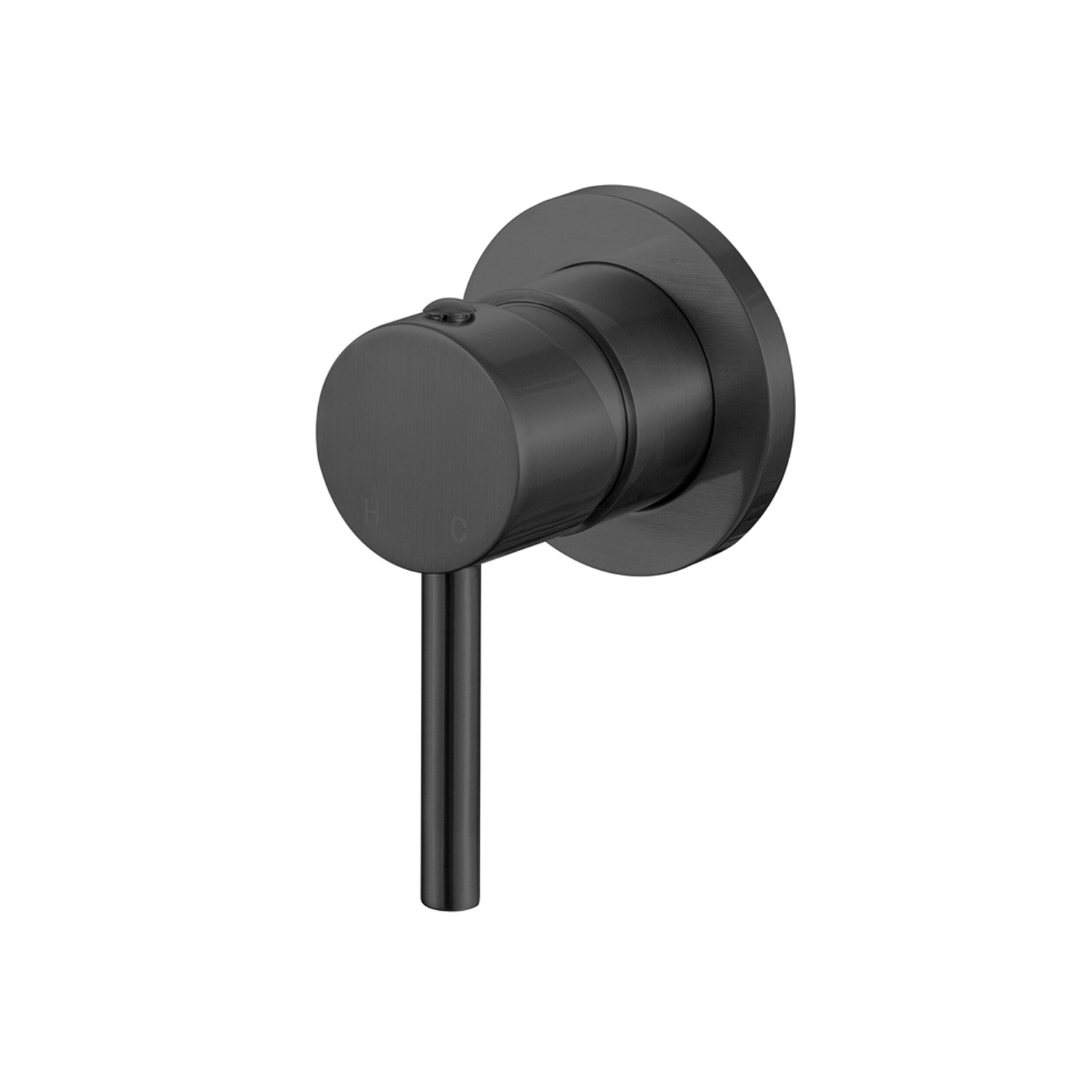 Miscelatore lavabo incasso serie Moon in ottone nero opaco