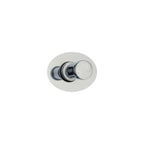 Miscelatore doccia ad incasso due vie Moon in ottone cromato