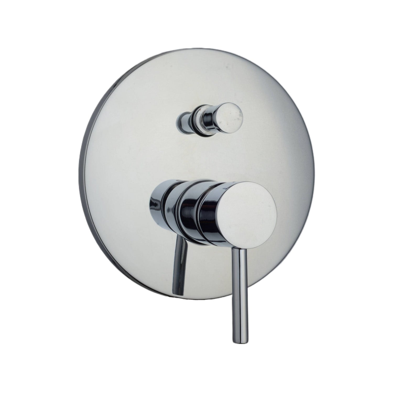 Miscelatore doccia ad incasso due vie Moon in ottone cromato