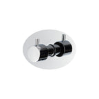 Miscelatore doccia ad incasso due vie con easy box Moon in ottone cromato