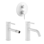Composizione di miscelatori per lavabo