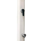 Colonna doccia solare in HDPE bianco