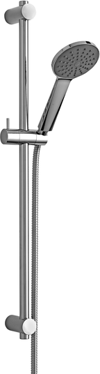 Kit Saliscendi PAFFONI Giada con miscelatore ad incasso JO010CR e presa acqua tonda a muro