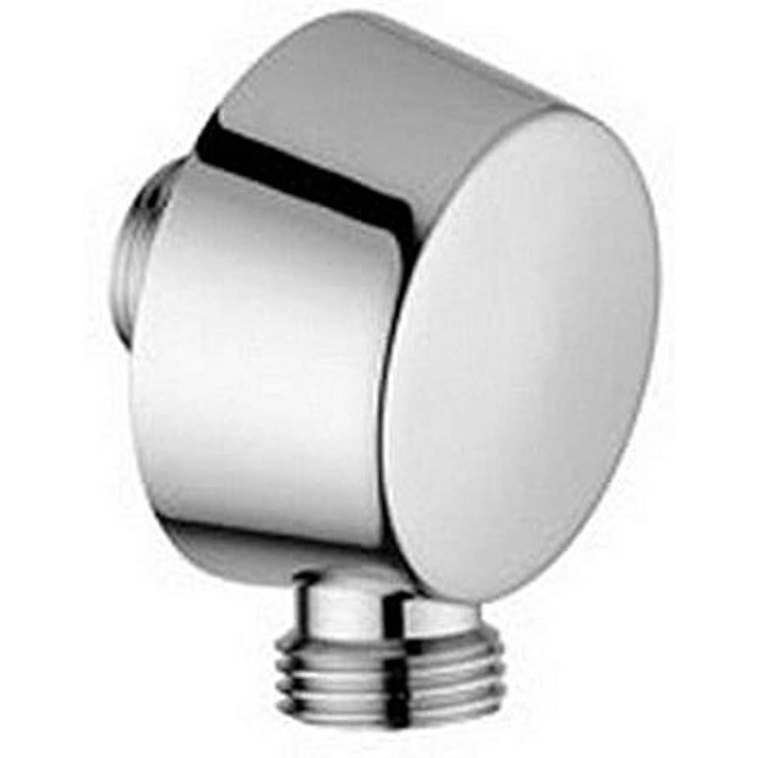 Kit Saliscendi doccia con miscelatore doccia a incasso e presa acqua tonda a muro