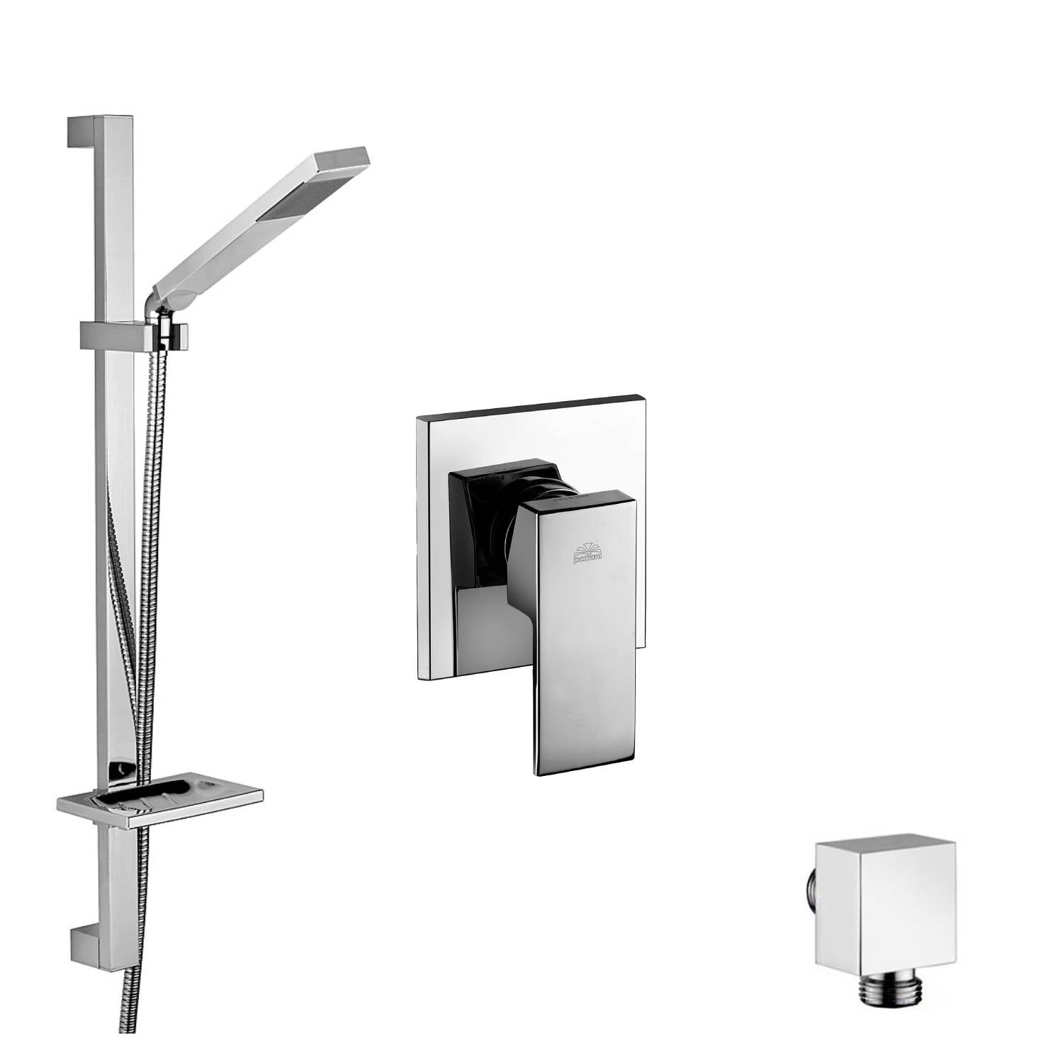 Set saliscendi Level con portasapone