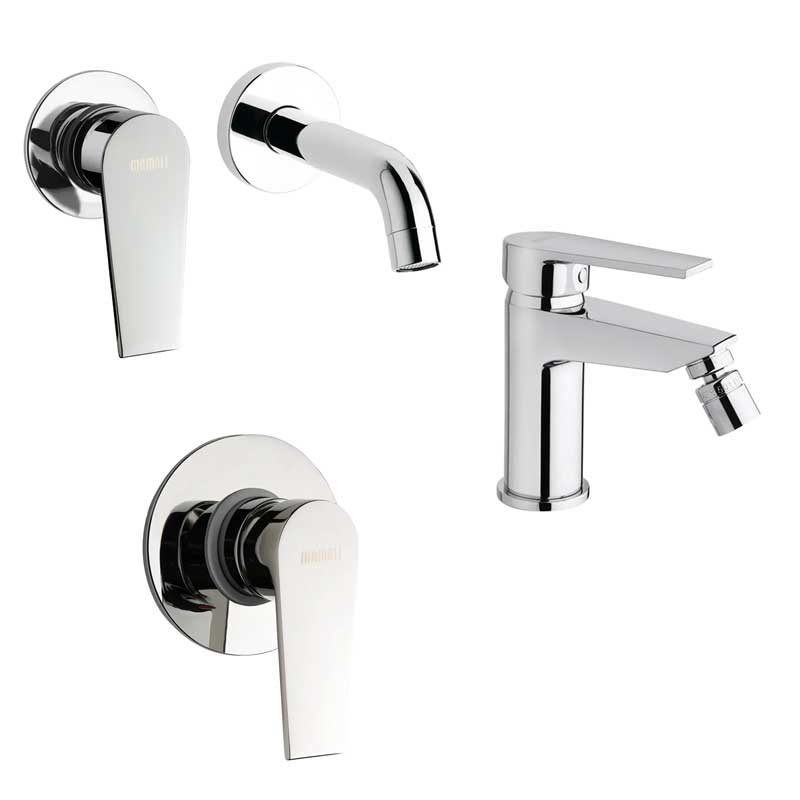 Set di rubinetti da bagno Lavabo Incasso