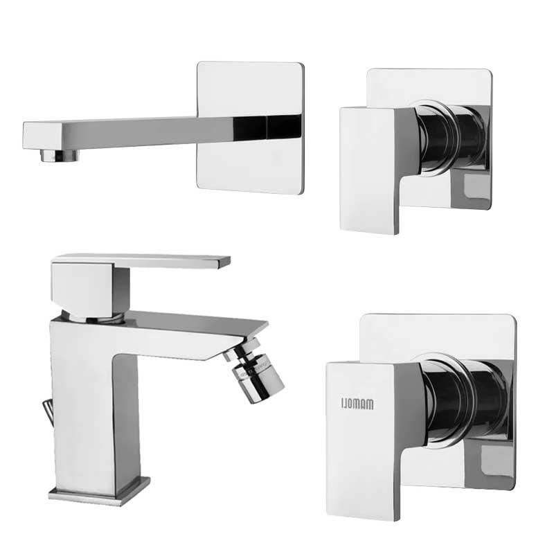 Set di miscelatori Lavabo Incasso