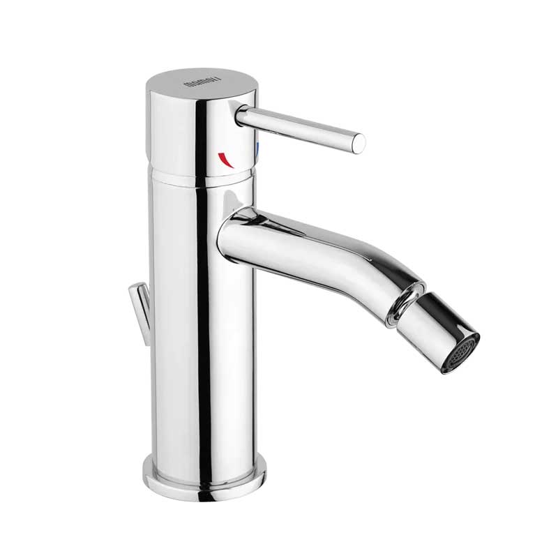 Miscelatore Bidet con scarico in ottone Cromo collezione Pico di Mamoli Rubinetterie