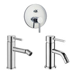 Composizione di miscelatori per lavabo