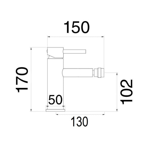 Composizione di miscelatori per lavabo alto