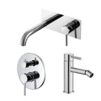 Composizione di miscelatori per bidet