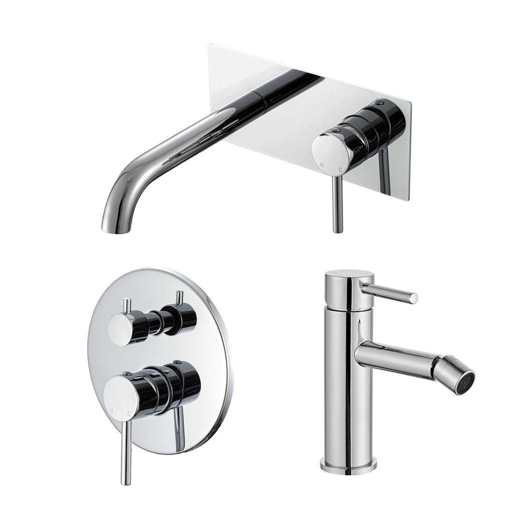 Composizione di miscelatori per bidet