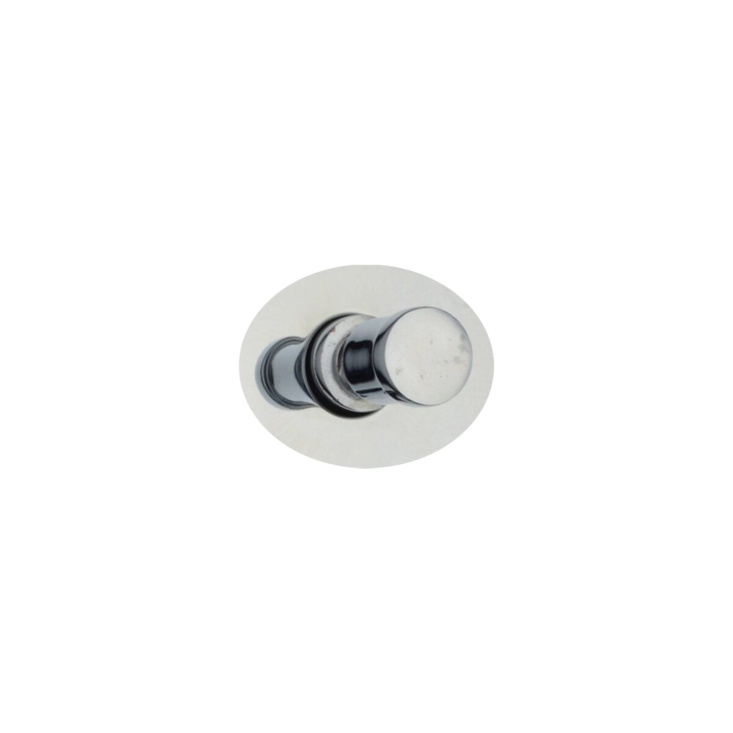 Kit doccia con incasso a due vie e soffione tondo 200 mm in ottone cromato Moon