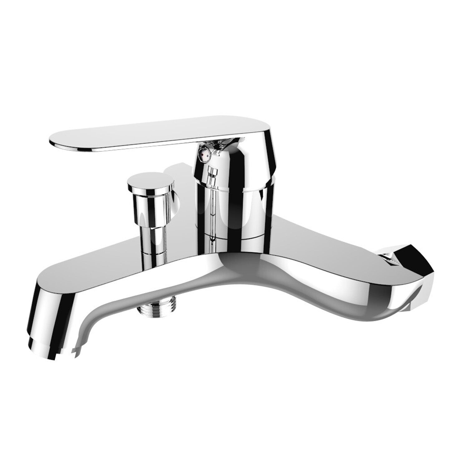 Miscelatore vasca Echo in ottone cromato