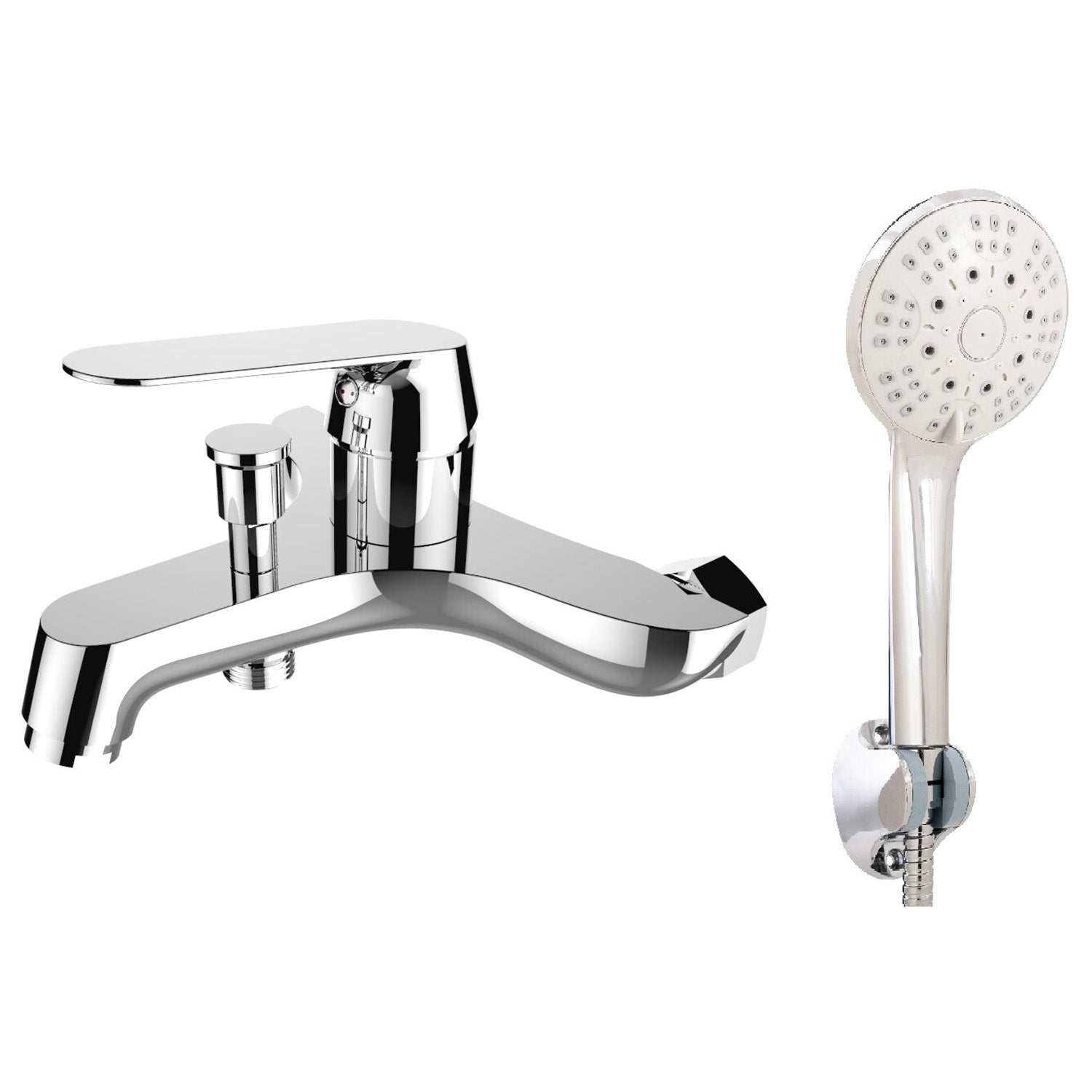 Miscelatore vasca Echo in ottone cromato