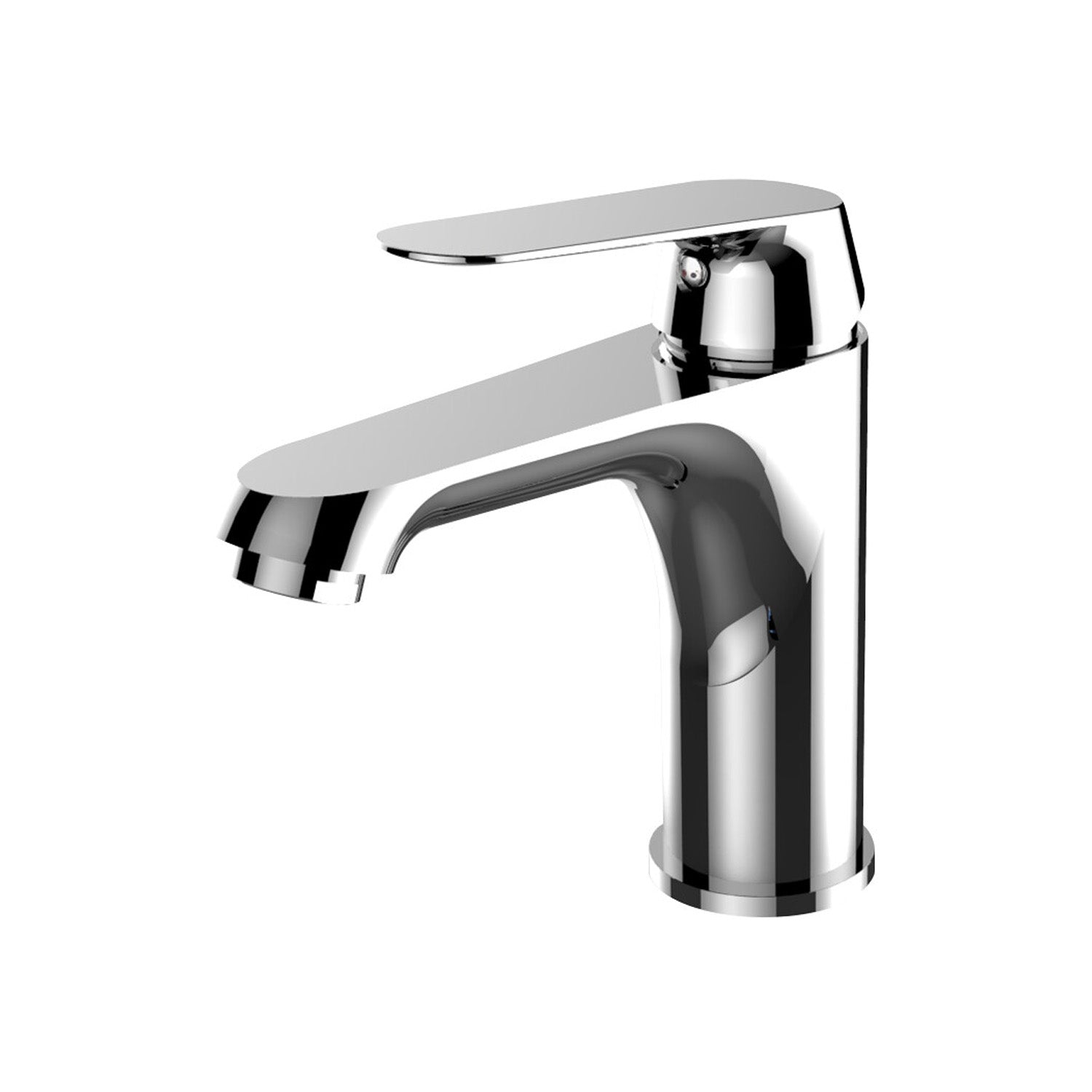 Coppia di miscelatori per lavabo e bidet serie Echo in ottone cromato
