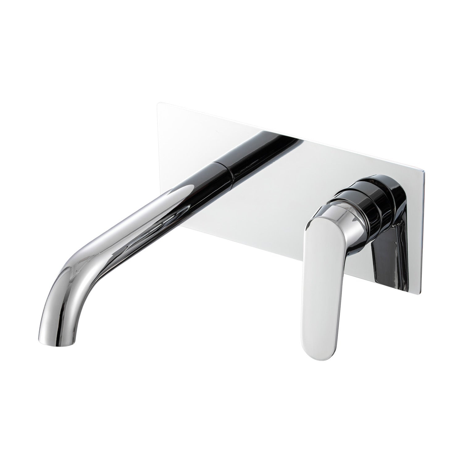 Coppia di miscelatori per lavabo incasso con easy box e bidet serie Echo in ottone cromato
