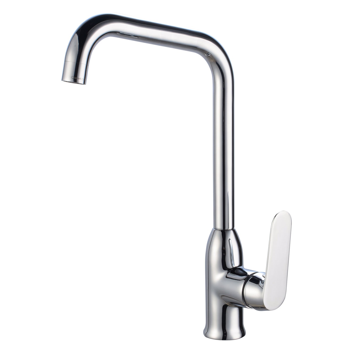 Miscelatore cucina canna girevole con flessibili Echo in ottone cromato