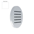 Soffione body jet a parete 100mm in ottone bianco