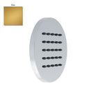 Soffione body jet a parete 100mm in ottone oro