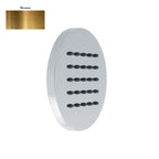 Soffione body jet a parete 100mm in ottone bronzo