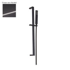Saliscendi in ottone 10x30mm doccia Glamour e flessibile cromo nero