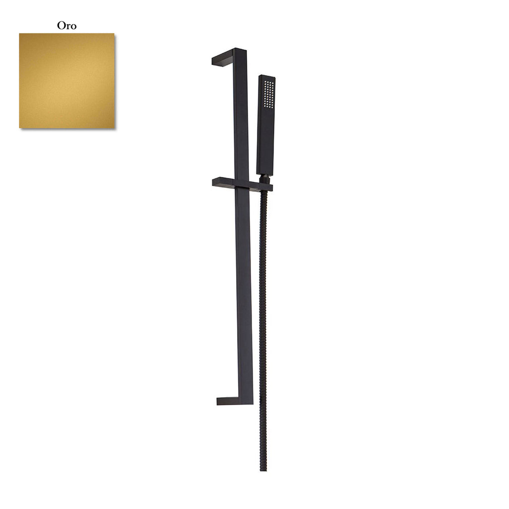 Saliscendi in ottone 10x30mm doccia Glamour e flessibile oro