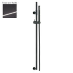 Saliscendi in ottone 2cm x 90cm doccia Artiste flessibile cromo nero
