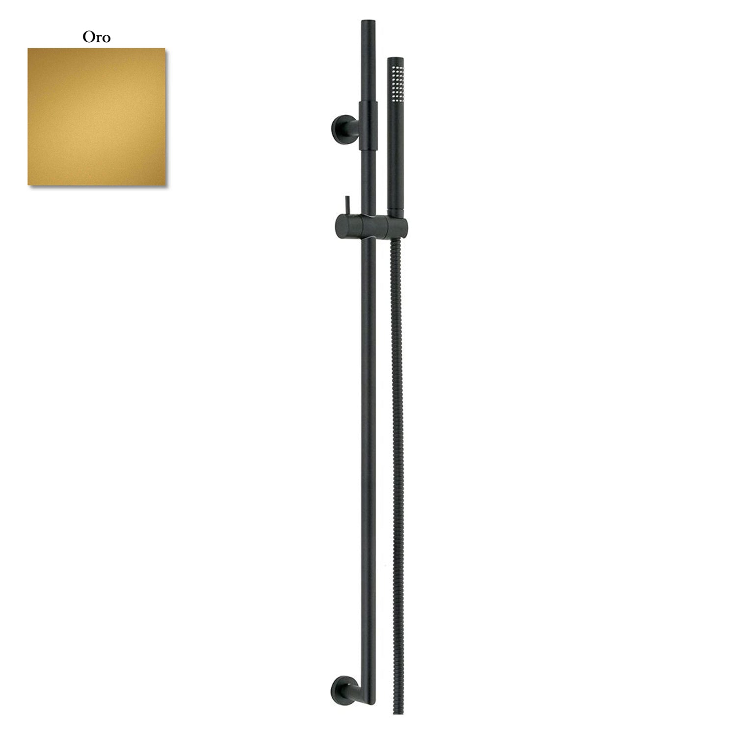 Saliscendi in ottone 2cm x 90cm doccia Artiste flessibile oro