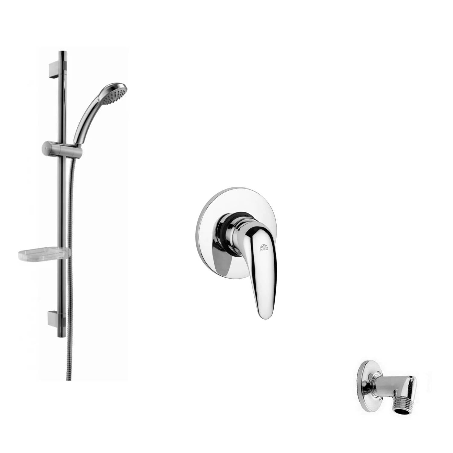 Set saliscendi con asta in metallo