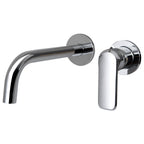 Miscelatore lavabo incasso serie Hopper in ottone cromato