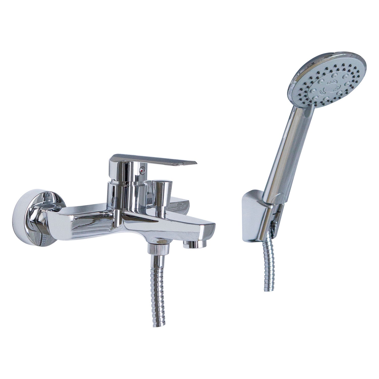 Miscelatore vasca Hopper in ottone cromato